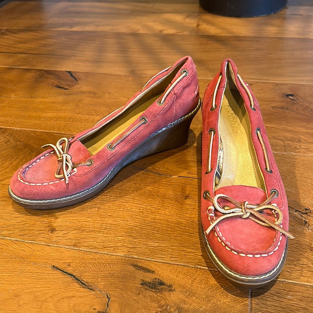 Sperry Top-Sider Suede Wedge 7M